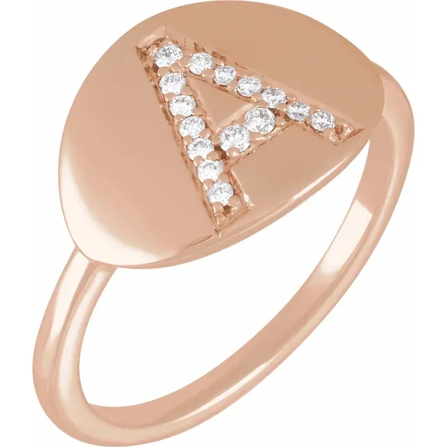 Accented Initial Ring