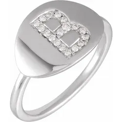 Accented Initial Ring