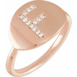 Accented Initial Ring