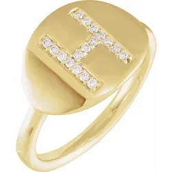 Accented Initial Ring