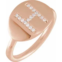 Accented Initial Ring