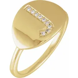 Accented Initial Ring