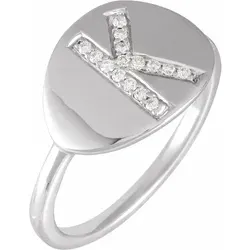 Accented Initial Ring