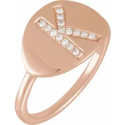 Accented Initial Ring