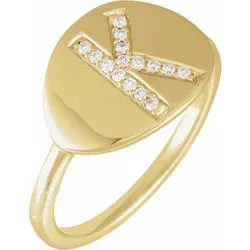 Accented Initial Ring