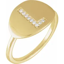 Accented Initial Ring