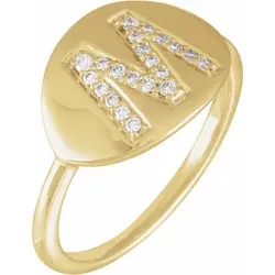 Accented Initial Ring