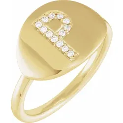 Accented Initial Ring