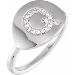 Accented Initial Ring