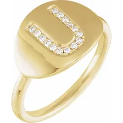 Accented Initial Ring