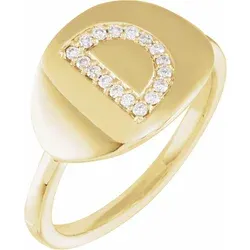 Accented Initial Ring