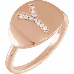Accented Initial Ring