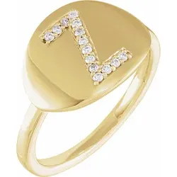 Accented Initial Ring