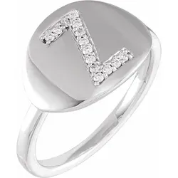 Accented Initial Ring