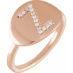 Accented Initial Ring