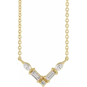 Petite V Necklace